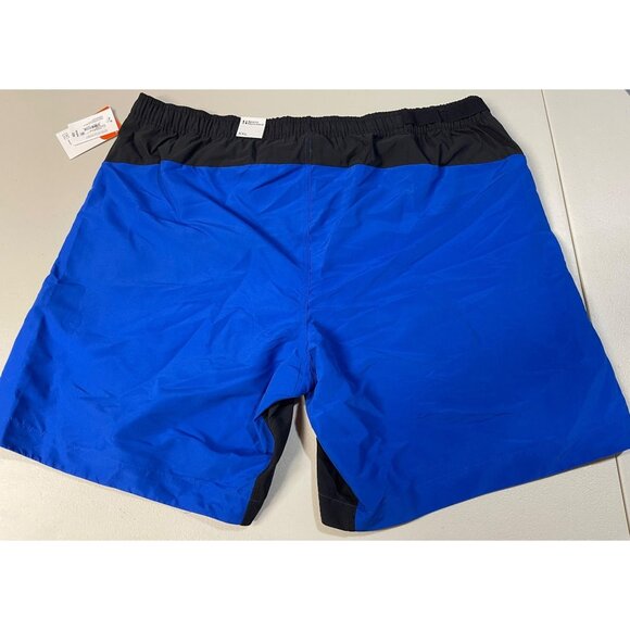 Sports Illustrated Mens Volley Swim Trunks XXL Sapphire Glow 9" Quick Dry Polyes - Picture 2 of 14